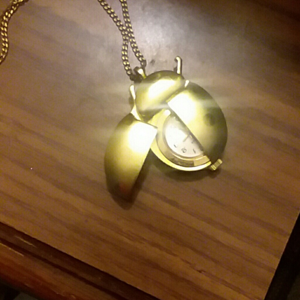 Lady bug necklace/watch - Picture 2 of 5